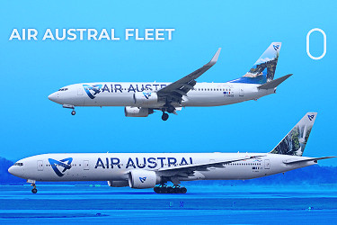 The Small But Diverse Fleet Of Air Austral In 2023